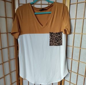 Large Two tone tunic
